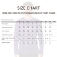 thumbnail image 3 of Crown Craze® Performance Long Sleeve T-Shirt 100% Polyester Interlock Quick Dry Tee Shirts (Heather Granite, M), 3 of 6