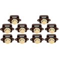 thumbnail image 1 of 10pcs Keyless Push Button Catch Door Knob Lock For Rv Caravan Cabinet Boat Motor Home Cupboard, Bro, 1 of 5