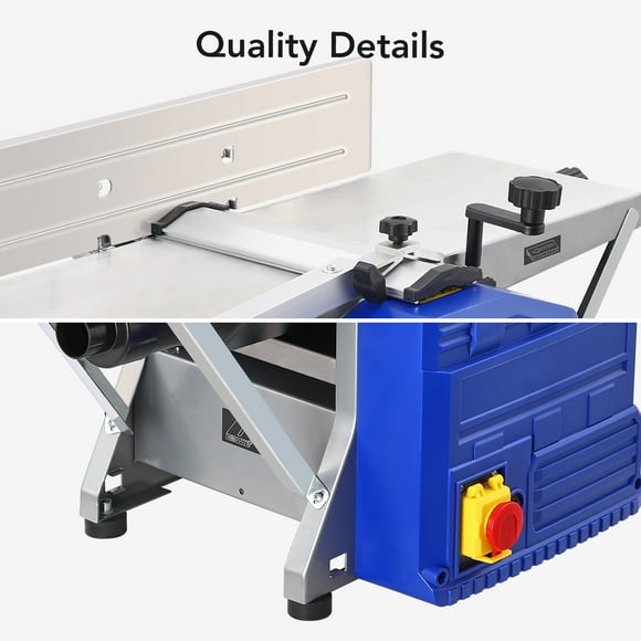 Bingirl EastVita 1250W Power Benchtop Planer Wood Planer Dual Planing Function 29"*8" Worktable Thickness Planer with Low Noise and Low Dust Planing for Wood Planing Thicknessing