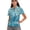 Blue Sea Turtles, variant on GarronmavisWomen's Golf Tennis Shirt Size XS Short Sleeve Collared Shirts Casual Zip Shirts Workout Tops Womens Animal Golf Shirt, Sea Turtle
