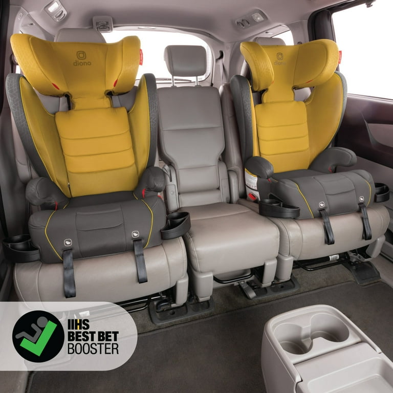 Diono Monterey 2XT Latch 2 in 1 Expandable Booster Car Seat Yellow Sulphur