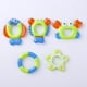 thumbnail image 2 of Juguetes de Baño Juego de juguetes de baño de pulpo de dibujos animados para niños de 6 uds. Juguetes flotantes para jugar al agua, 2 of 9