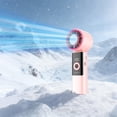 thumbnail image 4 of Rewenti 100-Speed Ice Compress Handheld Fan Usb Rechargeable, Portable Quiet Ice Cooling Fan for Outdoor Sports Daily office Use, 4 of 5