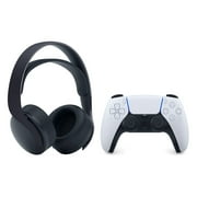 Sony PlayStation 5 PULSE 3D Wireless Gaming Headset and DualSense Controller Bundle - Glacier White
