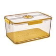thumbnail image 1 of Clearance Items,npkgvia Food Storage,Storage Box,Bread Airtight Bread For Kitchen Counter Time Recording Bread Box With Lid Plastic Bread With Air Bread Loaf For Bun Sandwich,Kitchen Storage,Yellow, 1 of 8