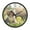 Cat in the Grass, variant on Voice Activated Clock with Glow Light 12 Inch Large Silent Wall Clock Battery Operated for Home Decor Cute Cartoon Sea Turtle