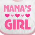 thumbnail image 4 of Inktastic Nana's Girl Grandchild Girls Baby Bib, 4 of 4