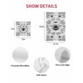 thumbnail image 7 of Vintage Bees Crowns Kitchen Dish Towels for Drying Dishes Set of 2, Retro Leaves Rings Gray Wooden Waffle Weave Microfiber Hand Tea Bathroom Towels Quick Dry & Absorbent Towel 15.7x23.6, 7 of 7