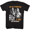 thumbnail image 1 of Halloween T-Shirt pour Adulte Effrayant Horreur Slasher Film C'était Noir Tee, 1 of 1