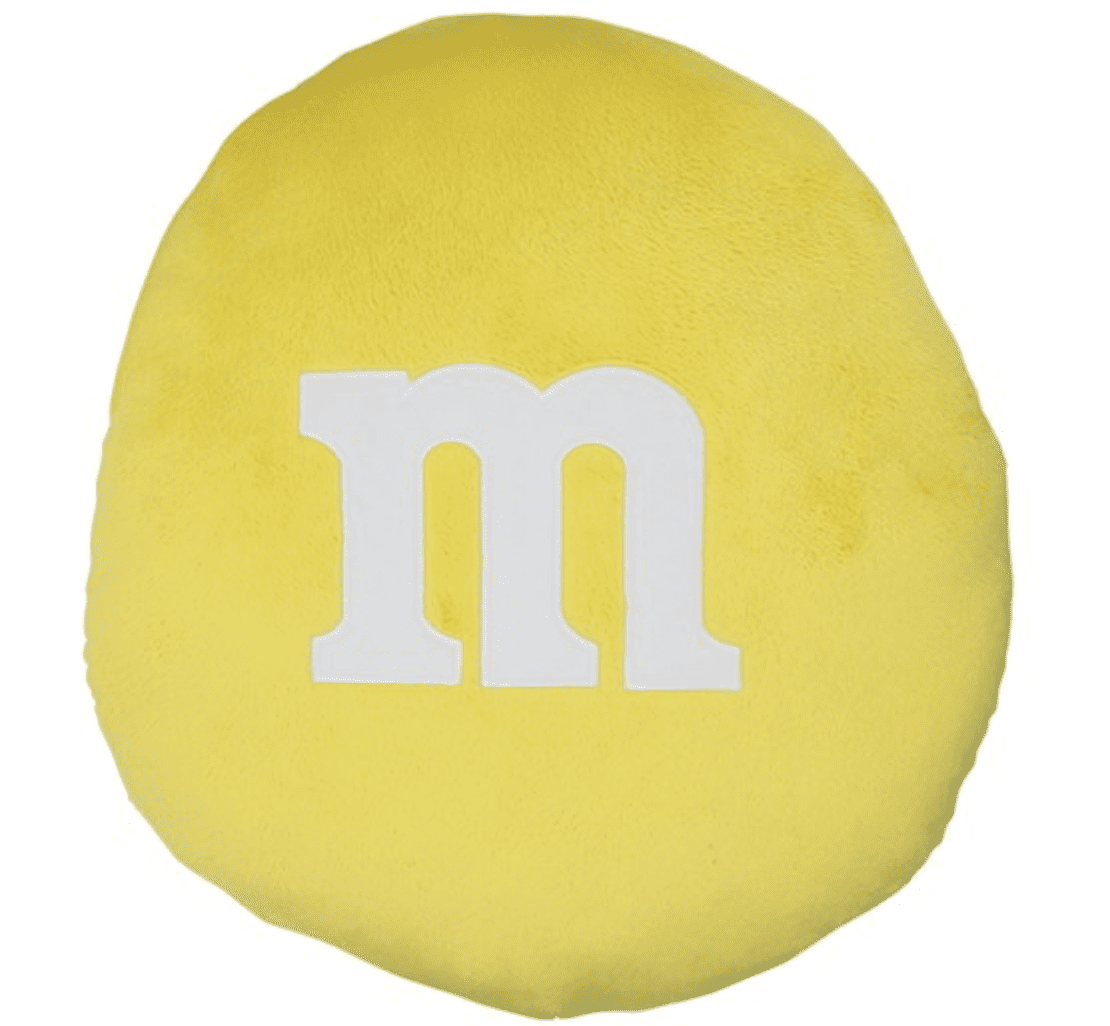 Lot 7 M&M's World Green Yellow Pillow Plush I Melt for No One Bradford  Exchange!