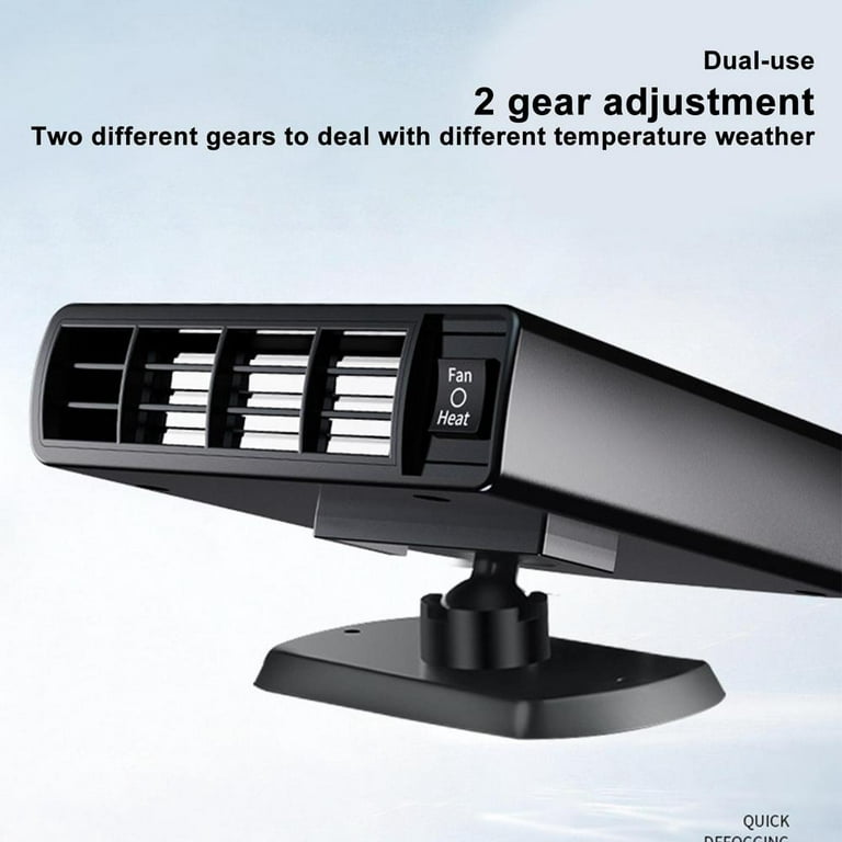 Windshield Defroster  Portable Heater With Rotary Base For Car