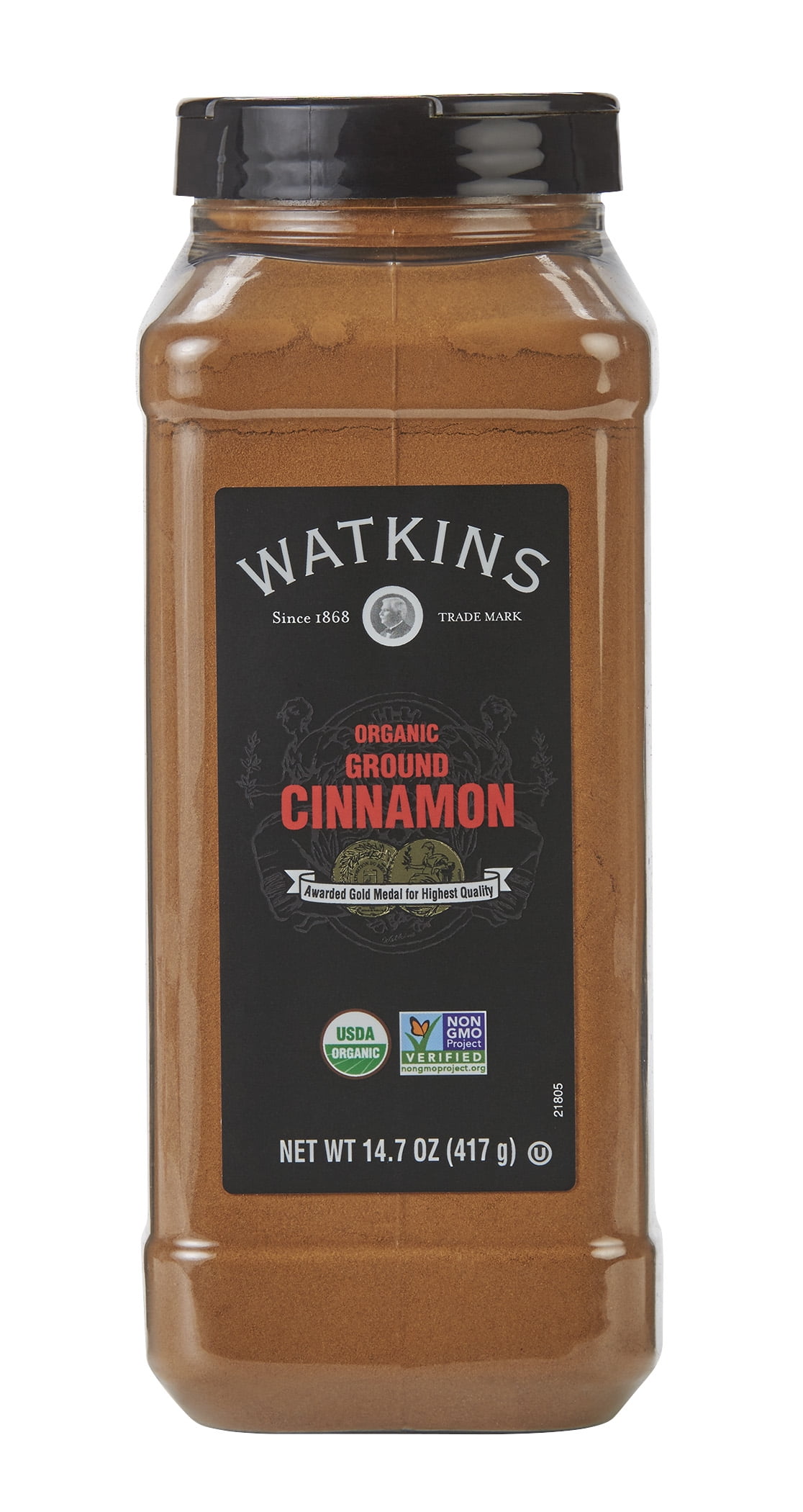 Watkins Gourmet Organic Spice Jar, Ground Cinnamon, 14.7 oz Walmart