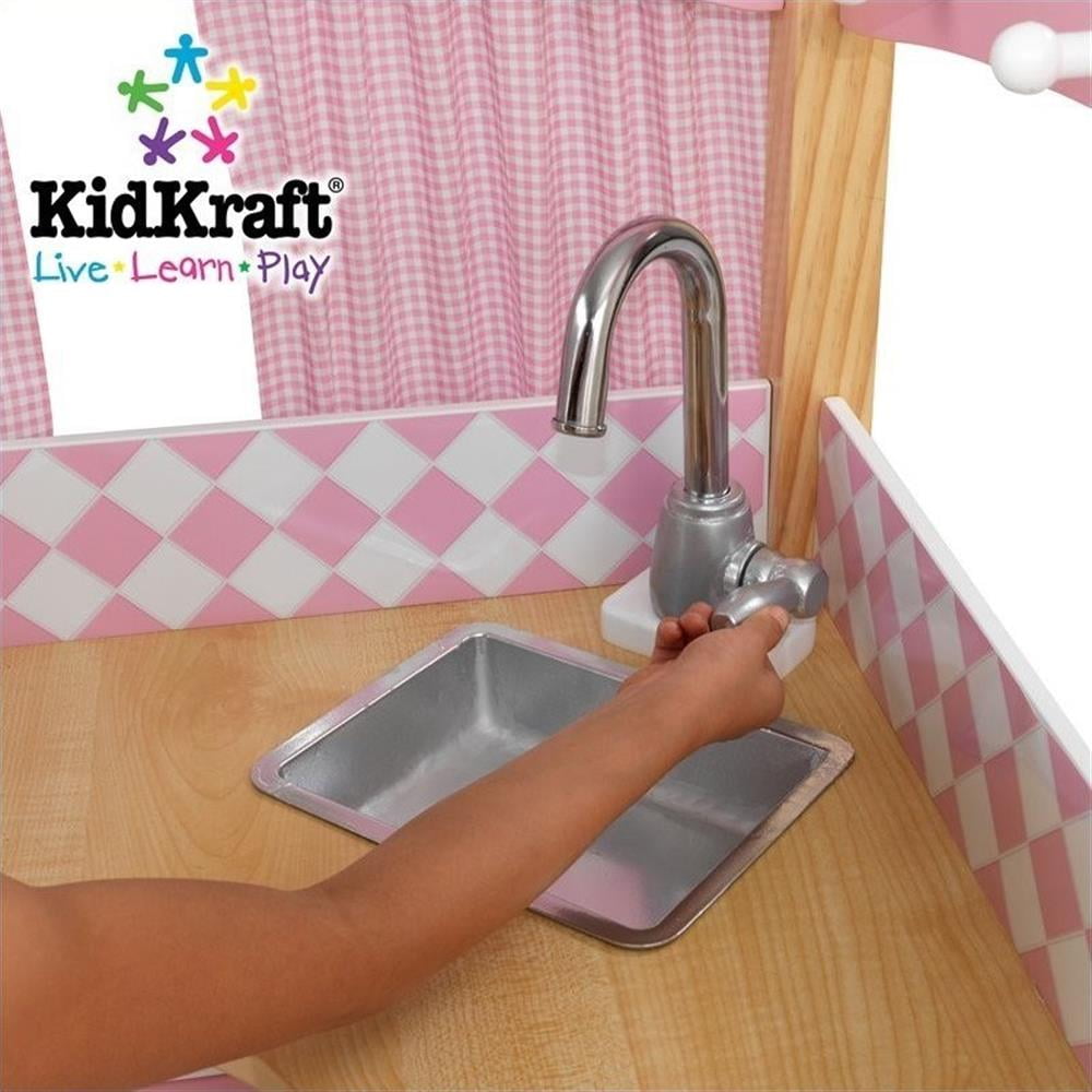 KidKraft Grand Gourmet Corner Play Kitchen with 5 Accessories Walmart