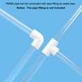 thumbnail image 5 of Uxcell Acrylic Pipe Rigid Round Tube for Lighting Models Plumbing Crafts 46mm x 50mm, 5 of 6