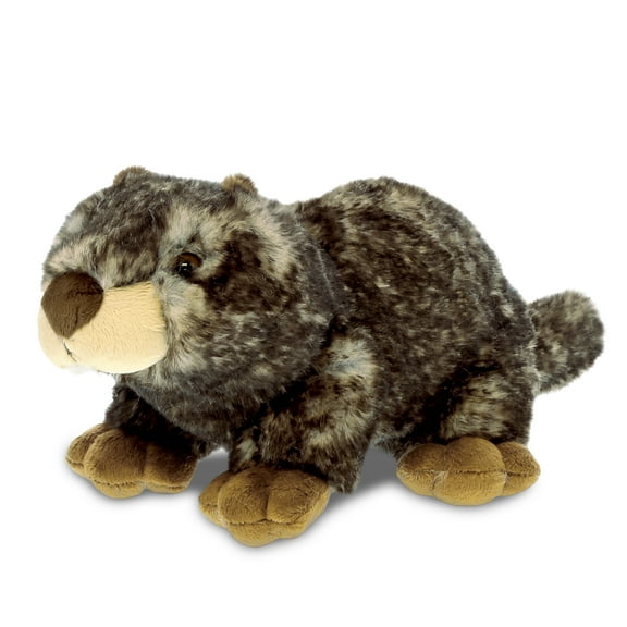 DolliBu Brown Marmot Plush - Super Soft Stuffed Animal Marmot, Wildlife Animal Marmot Stuffed Animal, Fluffy Plush Animal Toys for Kids, Teens, and Adults, Cute and Realistic Animal Plush - 11 Inches