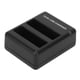 thumbnail image 5 of Cargador de batería para cámara multifunción rápido cargador de batería de doble ranura con 2 baterías para Hero 4, 5 of 8