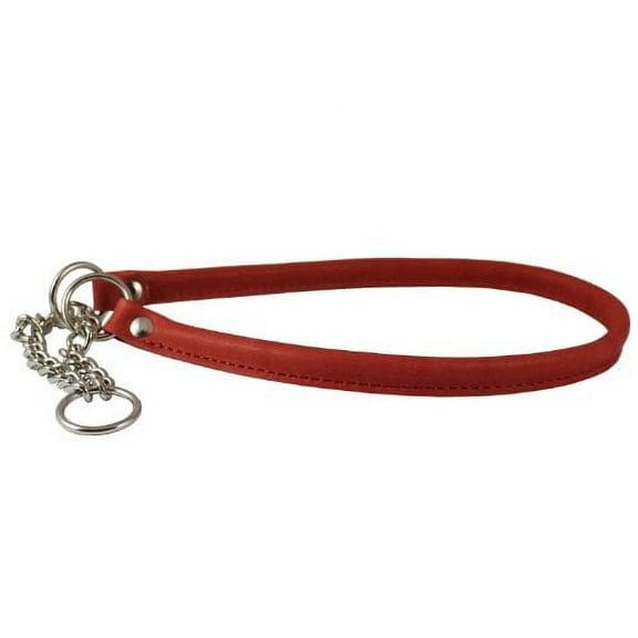 Martingale Genuine Leather Dog Collar Choker Medium to Large 16"-19" Neck, Pitbull, Amstaff, Doberman