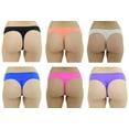 thumbnail image 3 of Just Intimates Thongs / Panties for Women (Pack of 6) (Large), 3 of 3