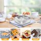 thumbnail image 4 of Molde cuadrado para hornear tartas P&P CHEF, acero inoxidable, 15 cm, 4 of 7