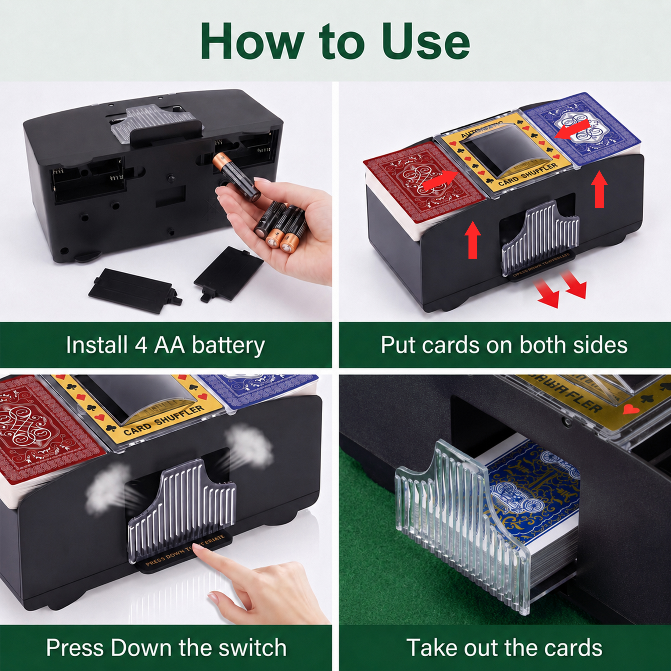 ALYLO Automatic Card Shuffler (1-2 Decks) photo 3