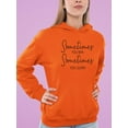 thumbnail image 2 of Sometimes You Win Hoodie Women - Women Hoodie, 2XL, 2 of 4