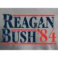 thumbnail image 3 of Reagan Bush Sweatshirt 84 Republican GOP Crewneck Distressed, 3 of 4