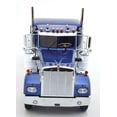 thumbnail image 6 of Road Kings 1989 Kenworth W900 Tractor Truck 3 Blue  White 1:18, 6 of 8