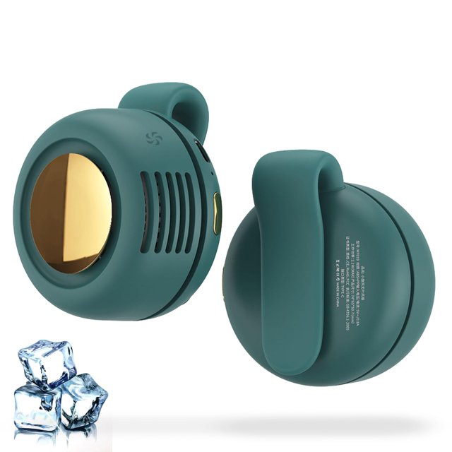 Mini ventilador eléctrico sin aspas Xihongshi portátil, silencioso, verde