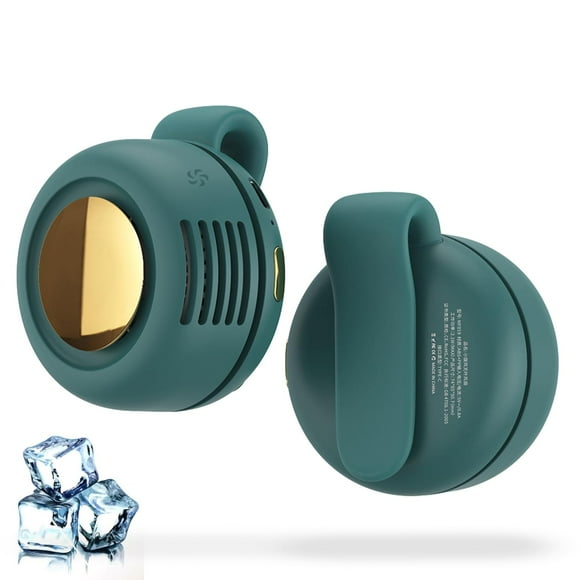 Mini ventilador eléctrico sin aspas Xihongshi portátil, silencioso, verde
