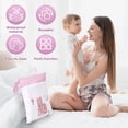 thumbnail image 3 of Waterproof Wet Dry Bag for Baby Cloth Diaper Swimsuit Traveling Gym Clothes Beach Toiletry with 2 Separate Zippered Compartments 2 Pack, 3 of 10