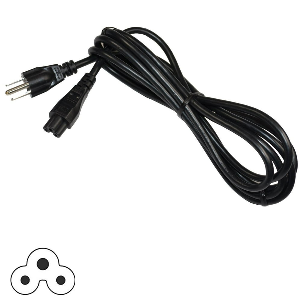 HQRP 10ft AC Power Cord for LG 42LF5600 / 50LF6000 / 55LF6000 / LF5600