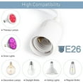 thumbnail image 4 of Extension Hanging Lantern Cord Cable UL 12Ft E26 E27 Socket On/Off Switch Plug in Pendant Lighting for Kitchen Bedroom Plant Growth Light, 4 of 9