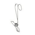 thumbnail image 1 of Stainless Steel Clip With Hook And Wire Clip Clothes Clip Fixed With Windproof Spring Clip Document Clip With Hook Clip over The Door Laundry Drying Rack Sticky Hook Small Hooks for Picture Hooks for, 1 of 9