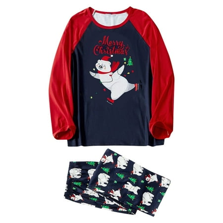 

AnuirheiH Parent-child Wear Christmas Woman Mother Printed As Family Matching Conjoined Home Set 4-6$ off 2nd
