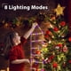 thumbnail image 3 of Cadena de luces LED navideñas para escalera, impermeables, para exteriores, para jardín, árbol de Navidad, luces decorativas navideñas, 3 of 5