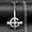 Silver Color, variant on Hiphop Ghost BC Nameless Pendant Necklace For Women Men 14K White Gold Golden Silver Color Band Musical Dark Punk Chain Jewelry Gifts