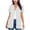 White, variant on Posijego Women's Summer Cardigans Polka Dot Short Sleeve Tunic Lightweight Casual Open Front Cardigan with Pockets