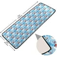 thumbnail image 2 of Dreamtimes Let It Snow Snowman Hallway Runner Rug 2'x6' Kitchen Rug with Rubber Backing New Year X-mas Non Slip Entryway Rug Runner Washable Soft Area Rug for Hallway Bedroom Kitchen Decor, 2 of 6