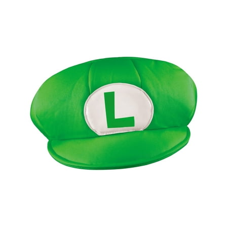 Mario Brothers Luigi Hat Adult