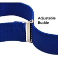 thumbnail image 3 of GFDYREE 2.5CM Men's Solid Formal Banded Bow tie & Suspenders Sets 4-Clip, 3 of 4