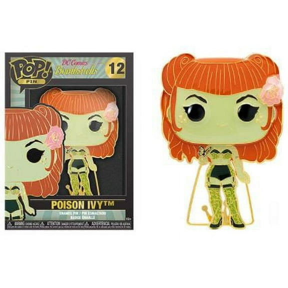 Funko DC Comics POP! Pins Poison Ivy Large Enamel Pin (Regular Version)