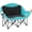 Green and Black, variant on Yuanmin Portable Padded Camping Chair with Built-in Cup Holders, Side Pockets and Carry Bag for Backpacking, Fishing, Picnic, Black Green