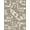 Taupe Grey Ivory, Pattern 13, variant on ODIKA 8'x10' Washable Area Rug Entry Grey Symmetrical Border Featuring Dotted Motifs Entryway for Dining Room, Large Office, Lounge, Non-Slip Chair-Friendly Mat
