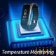 thumbnail image 1 of Pulsera Inteligente/Reloj Wearable para Rastreador de Salud y Fitness, Temperatura/Presión Arterial y Oxígeno/Frecuencia Cardíaca/Dormido/Monitoreo Deportivo, Visualización del Clima y Mensajes, Recor, 1 of 2