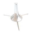 thumbnail image 1 of Esquirla Trumpet Stand Professional Lightweight Stable Portable with Self-storage Peg argent, 1 of 8