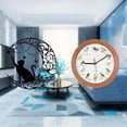 thumbnail image 2 of Reloj de pared con diseño de pájaro cantor y , de metal, con forma de , para decorar paredes, cocinas y el hogar., 2 of 8