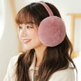 thumbnail image 4 of Dengjunhu Winter Fleece Furry Ear Warmers Earmuffs Foldable Earmuffs for Cold Weather, 4 of 7