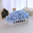 thumbnail image 5 of 12pcs Artificial Silk Hydrangea Flowers Heads with Stems in Bulk Fake Flowers for Wedding Bouquet Centerpieces Arch Home Decoration (Ivory), 5 of 5