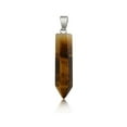 thumbnail image 4 of yingyy Hexagon Column Charm Exquisite Men Handmade Holiday Anniversary Hanging Pendants Pointed Colorful Crystal Chain Brown 5Set, 4 of 6