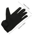 thumbnail image 2 of unbranded 1Par Guantes Anti Quemaduras Para Estilizado Con Seguro Color Negro, 2 of 8